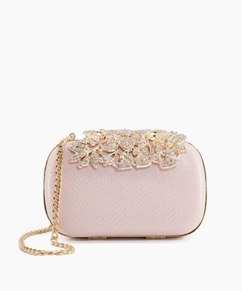 Dune blush sale clutch bag