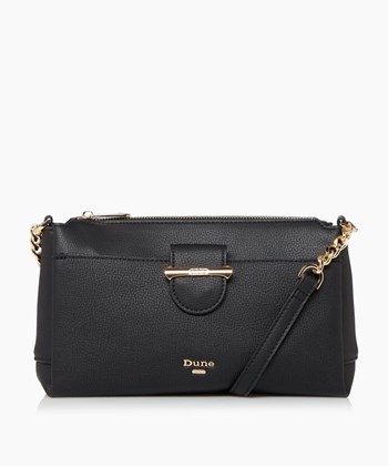 Dune London Darlena Women's Handbags Black | KEN-309726