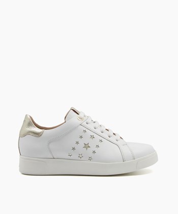 Dune London Elderflower T Women's Sneakers White | HKR-729381