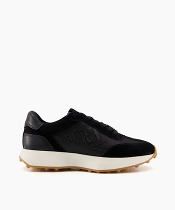 Dune London Embossed Women's Sneakers Black | YIX-159823