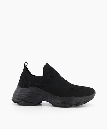 Dune London Evoke Women's Sneakers Black | EUT-183942