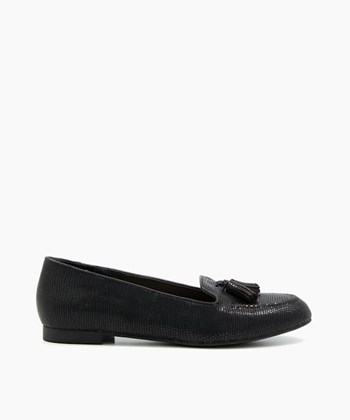 Dune London Gallerie Women's Flat Shoes Black | YSZ-028756