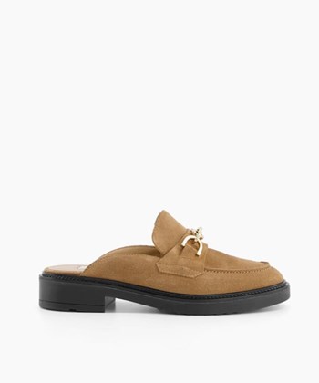 Dune London Genelle Women's Flat Shoes Brown | VPZ-194087