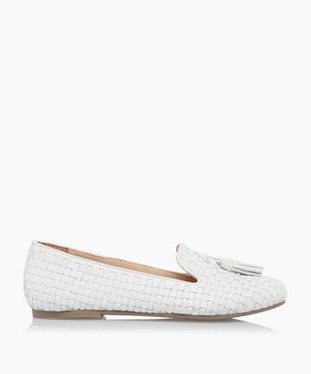 Dune London Gilsas Women's Flat Shoes White | BFO-862795