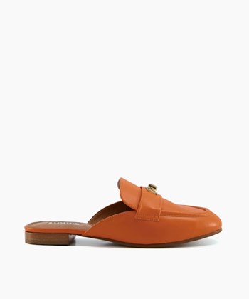 Dune London Glare Women's Flat Shoes Orange | UHD-035278