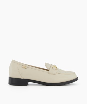 Dune London Glynne Women's Flat Shoes White | FBW-310648