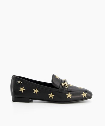 Dune London Goldfinch Women's Flat Shoes Black | AXR-894065