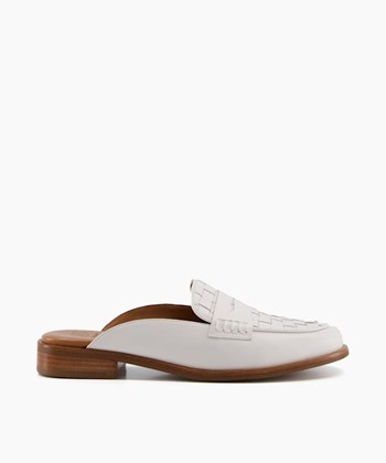 Dune London Gradient Women's Loafers White | JLQ-596073