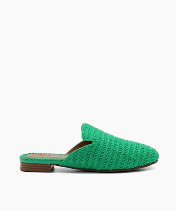 Dune London Grecian Women's Flat Shoes Green | HXV-703165