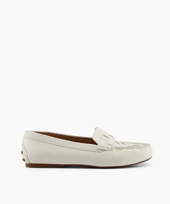 Dune London Greene Women's Flat Shoes White | PUW-621375