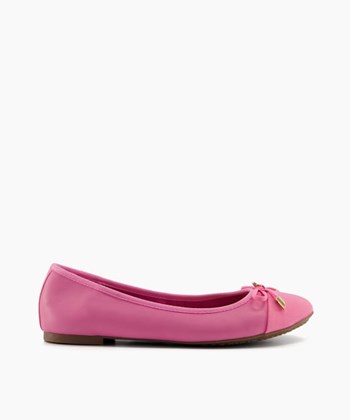 Dune London Hartlyn Women's Bellet Pumps Pink | NZW-692354