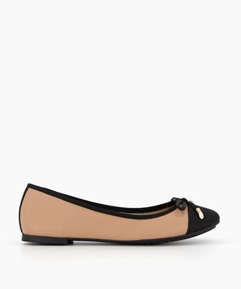 Dune London Hartlyn Women's Bellet Pumps Brown | SLE-039176