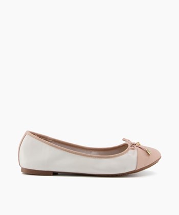 Dune London Hartlyn Women's Flat Shoes White | SFW-359284