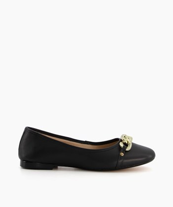 Dune London Haselle T Women's Flat Shoes Black | DFP-705483