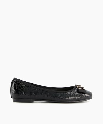 Dune London Hylas Women's Flat Shoes Black | HZK-026174