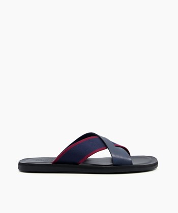 Dune London Ideal Men's Smart Sandals Blue | DJV-986320