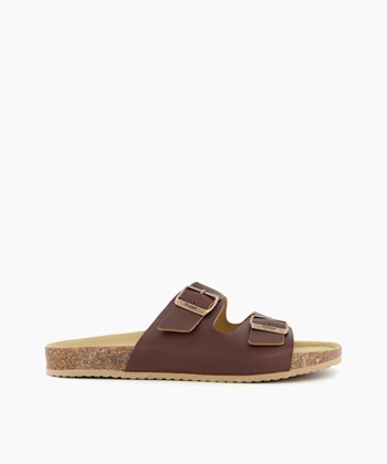 Dune London Imprint Men's Casual Sandals Brown | NGB-947836