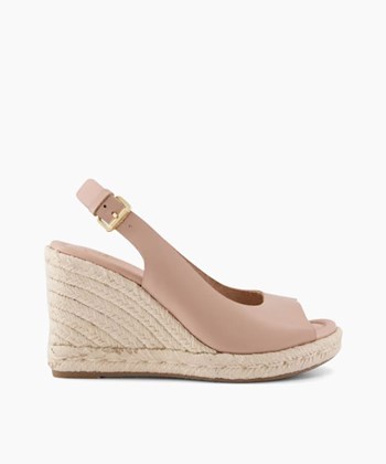 Dune London Kimmy Women's Wedge Sandals Pink | VQT-061587