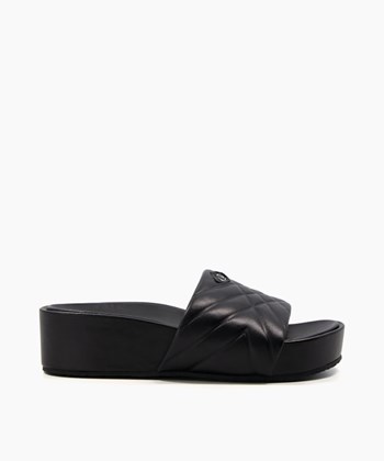 Dune London Kygo Women's Wedge Sandals Black | KRG-814563