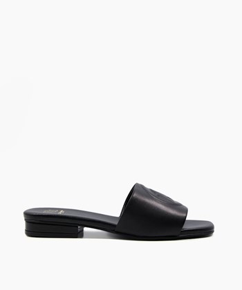 Dune London Lilyana Women's Flat Sandals Black | CQL-739406