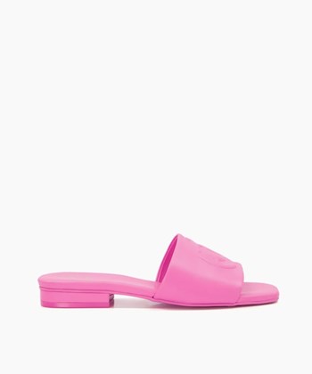 Dune London Lilyana Women's Flat Sandals Pink | TUX-075234