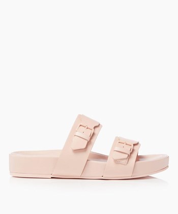 Dune London Loren T Women's Flat Sandals Pink | VBS-387019