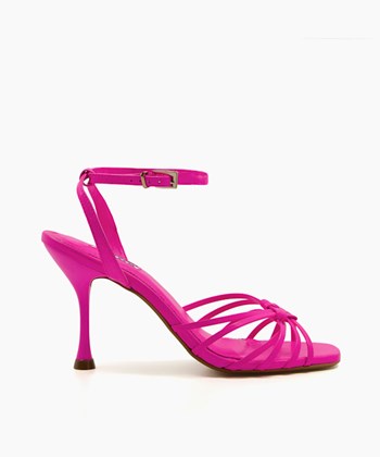 Dune London Manner Women's Heeled Sandals Pink | YET-194083