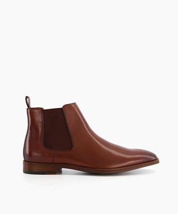 Dune London Market Men's Chelsea Boots Brown | TSB-764302