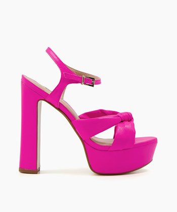 Dune London Mineli Women's Heeled Sandals Pink | DFZ-917608