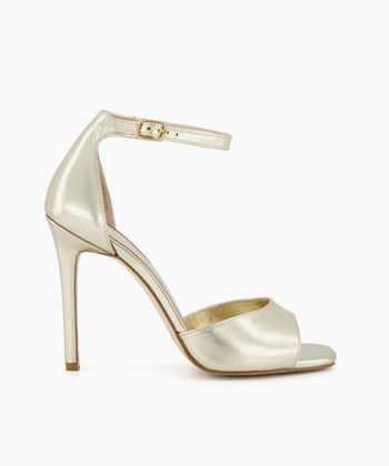 Dune London Mistie T Women's Heeled Sandals White | RWA-839652