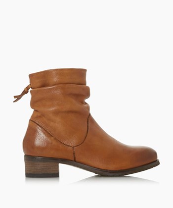 Dune London Pagerss Women's Ankle Boots Brown | HLG-137692