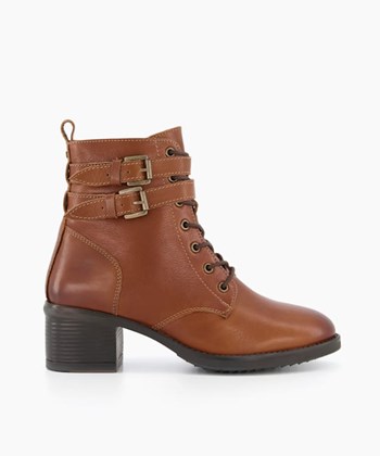 Dune London Paxan Women's Ankle Boots Brown | ISN-145623