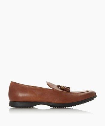 Dune London Perth Men's Loafers Brown | XRY-749810