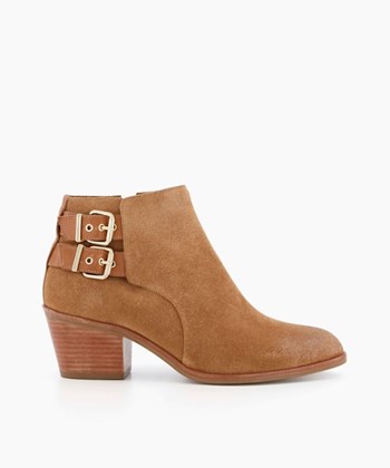 Dune London Pinna Women's Ankle Boots Brown | QAF-536071