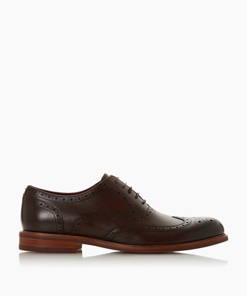 Dune London Pollodium Men's Brogues Shoes Brown | ENL-519347