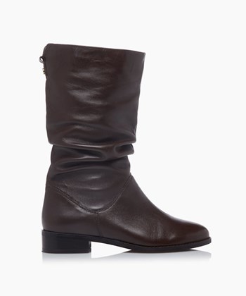 Dune London Rosalindas Women's Calf Boots Brown | ALQ-169743