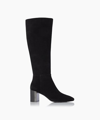 Dune London Santie Women's Knee High Boots Black | EGB-061239