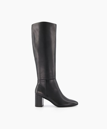 Dune London Santie Women's Knee High Boots Black | LXT-052479