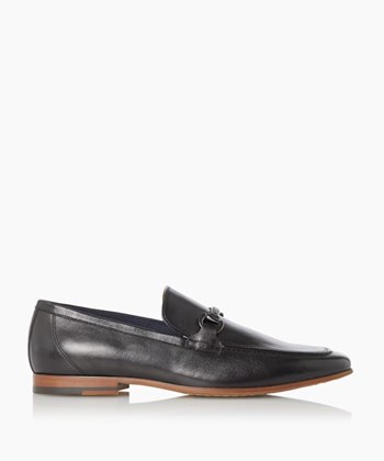 Dune London Santino Men's Loafers Black | CID-590623