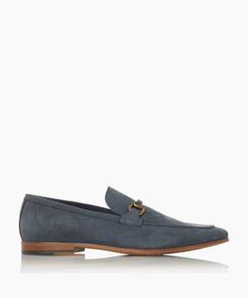 Dune London Santino Men's Loafers Blue | YFR-390624