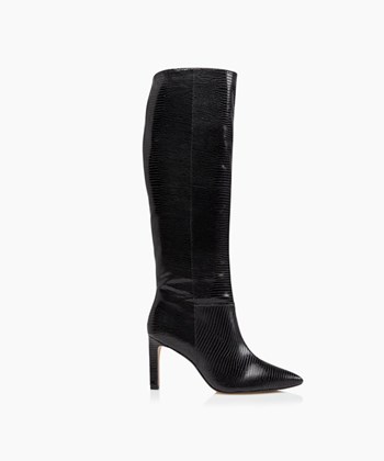 Dune London Spice Women's Knee High Boots Black | YGD-815279