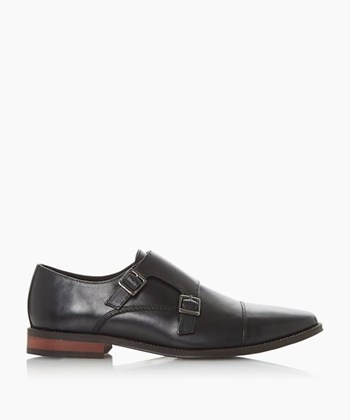 Dune London Stew Men's Smart Shoes Black | LDT-952384