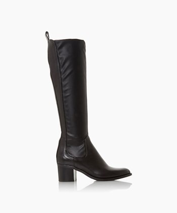 Dune London Telling Women's Knee High Boots Black | VTE-678549