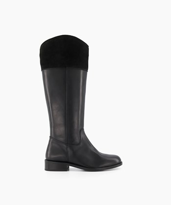 Dune London Tina Women's Knee High Boots Black | JCQ-372609