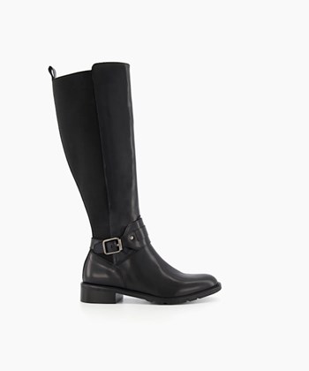 Dune London Treasury Women's Knee High Boots Black | PXT-610274