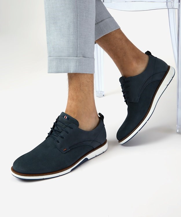 Dune London Balad Men's Casual Shoes Blue | MDW-914762