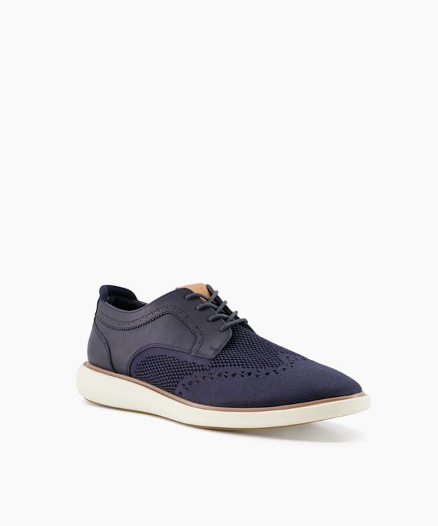 Dune London Barleigh Men's Brogues Shoes Blue | GNI-029153