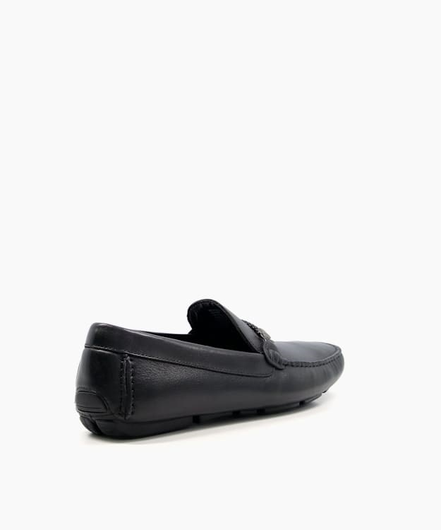 Dune London Beacons Men's Loafers Black | MBY-437059