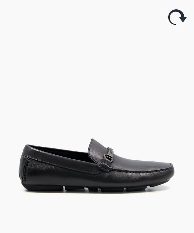 Dune London Beacons Men's Loafers Black | MBY-437059