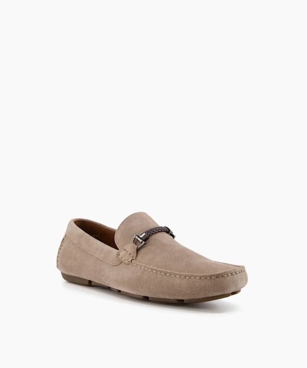 Dune London Beacons Men's Loafers Brown | WKP-493751